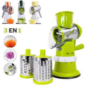 قطاعة خضروات متعددة الوظائف شافطة دائرية 3 في 1